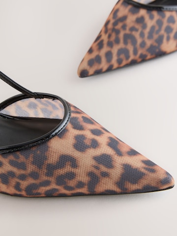 Next Лодочки с открытой пяткой 'Forever Comfort' в Коричневый