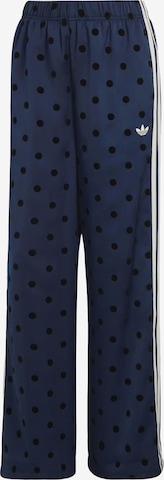 ADIDAS ORIGINALS Szeroka nogawka Spodnie w kolorze niebieski: przód