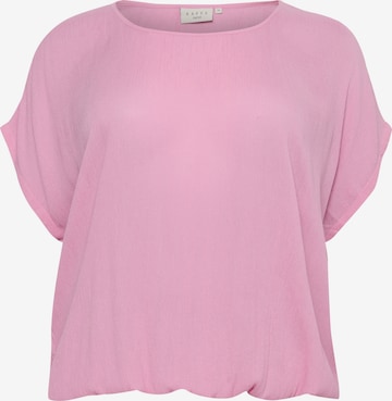 Chemisier 'Ami' KAFFE CURVE en rose : devant