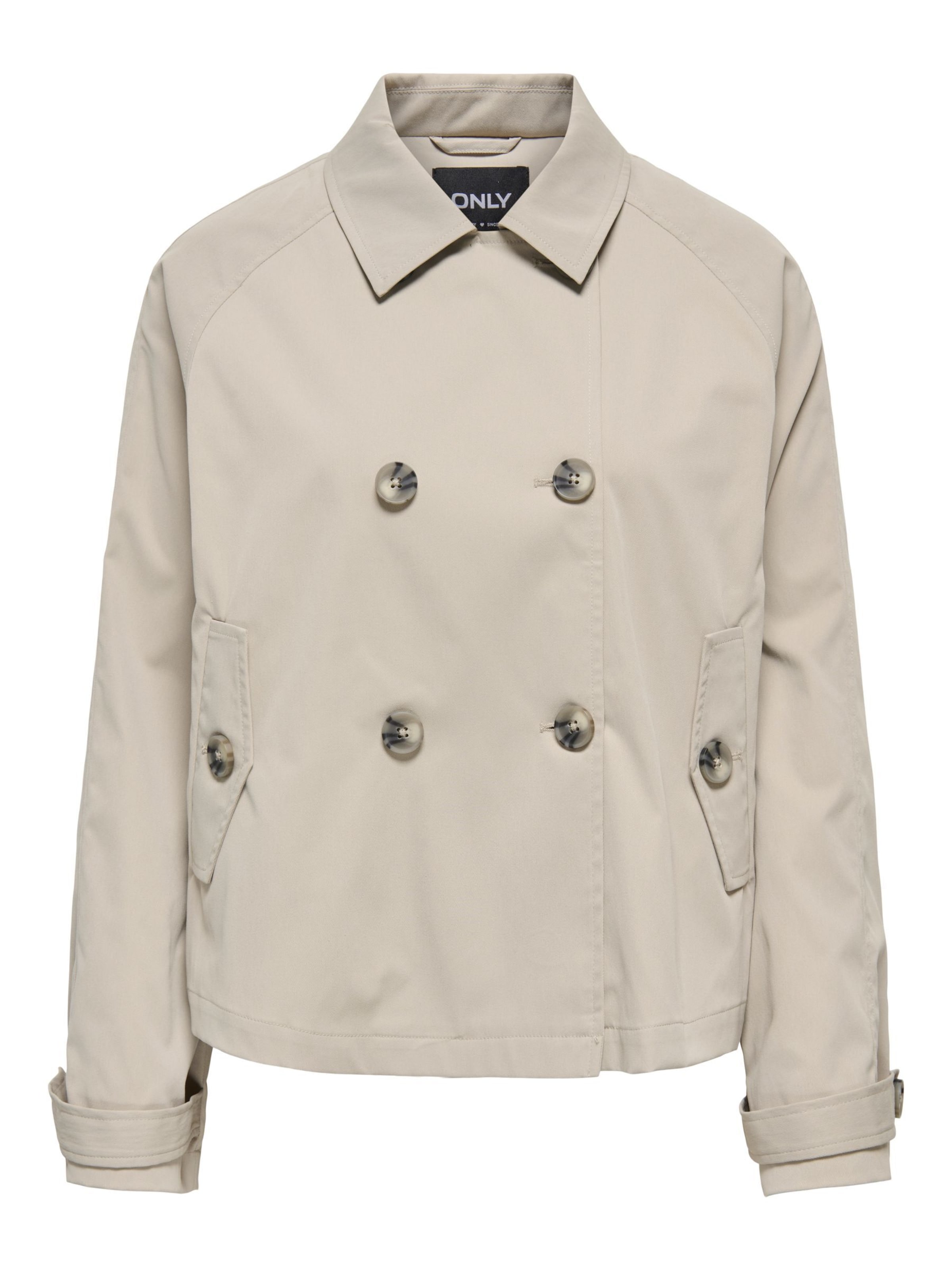 ONLY Manteau mi-saison 'ONLJuliane' en greige, Vue avec produit