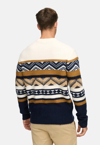 Pull-over 'Axton' INDICODE JEANS en mélange de couleurs