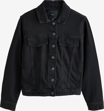 Next Välikausitakki värissä musta: etupuoli