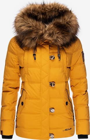 NAVAHOO Winter Jacket 'Zoja' in Yellow