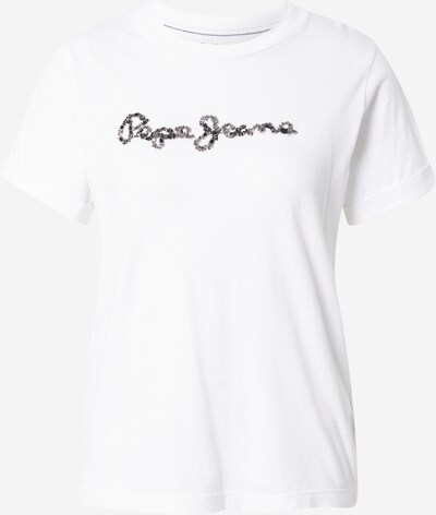 Pepe Jeans Shirt 'BABETTE' in Silver grey / White, Item view