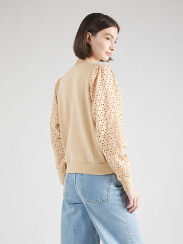 Sweat-shirt 'DONNA' ONLY en beige