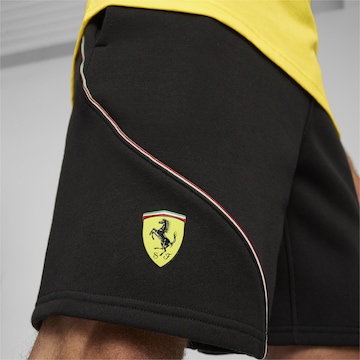 PUMA Regular Workout Pants 'Scuderia Ferrari' in Black