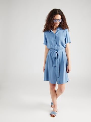 VILA Košilové šaty 'PAYA' – modrá: přední strana