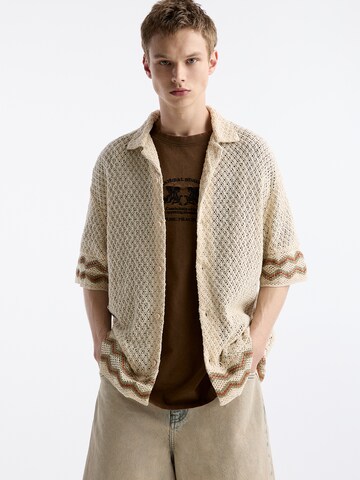 Pull&Bear Gebreid vest in Beige