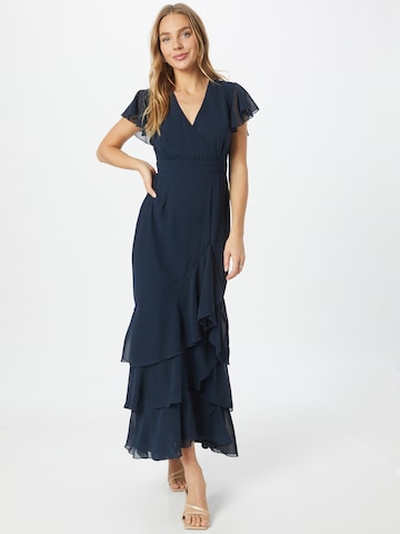 Coast Evening Dress in Blue: front