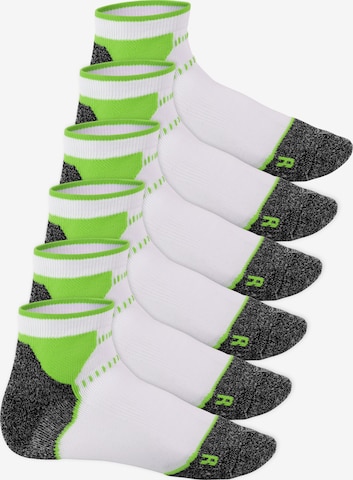 footstar Athletic Socks 'Performance' in Green: front