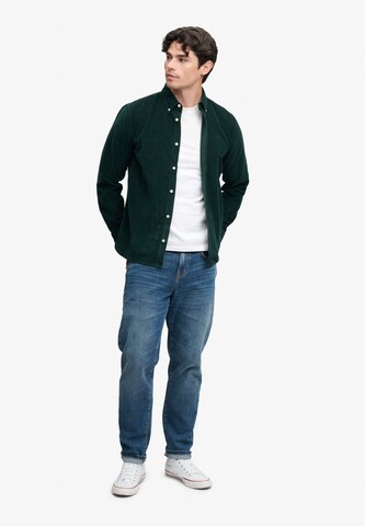 Coupe regular Chemise Superdry & Co en bleu