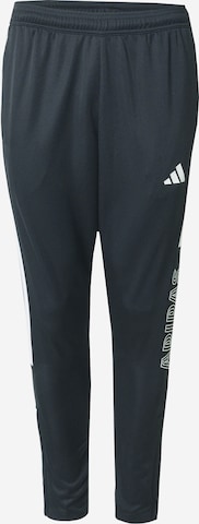 ADIDAS SPORTSWEAR Tapered Urheiluhousut 'TIRO' värissä musta: etupuoli
