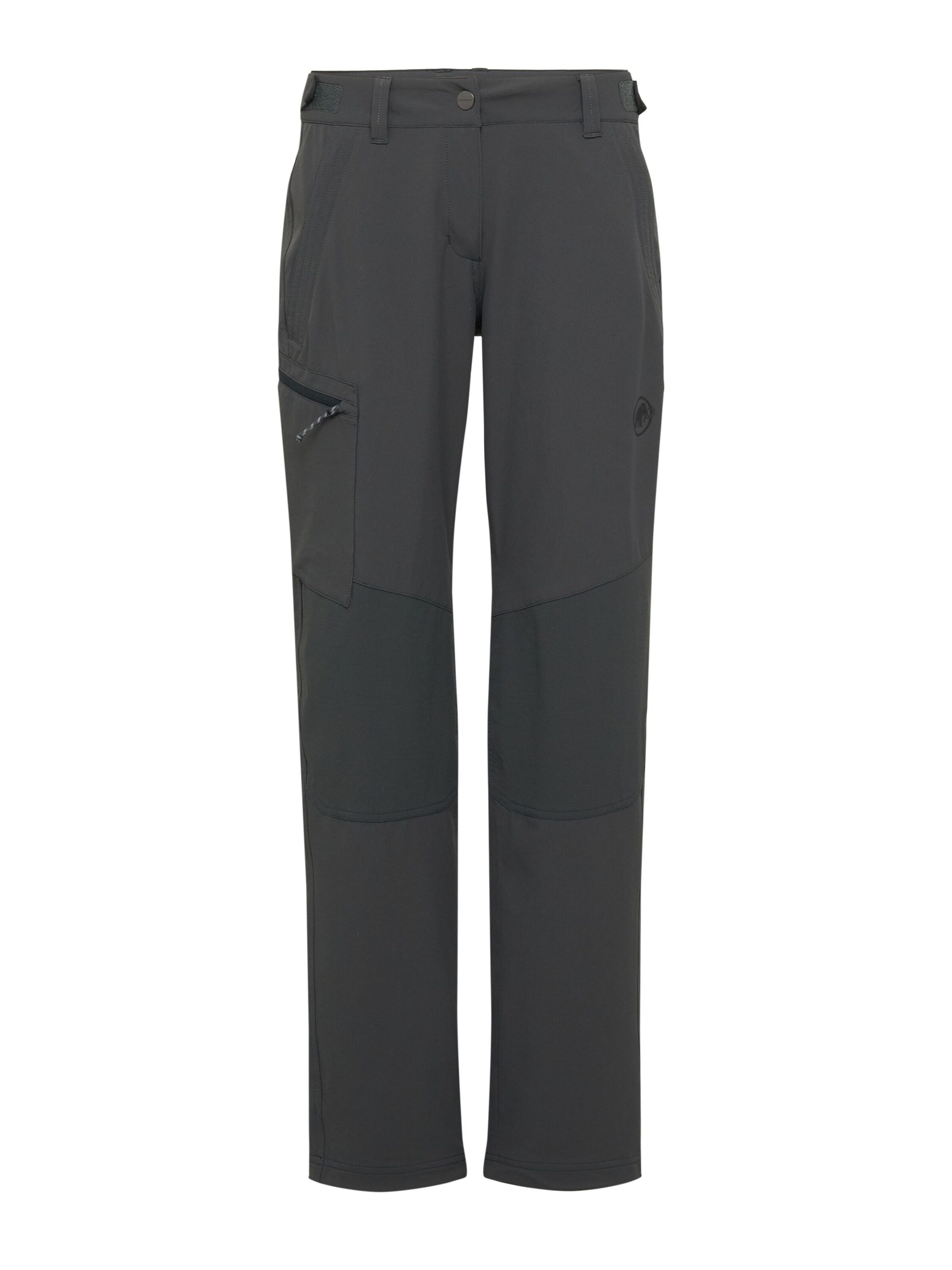 MAMMUT Regular Outdoor Pants in Grey: front