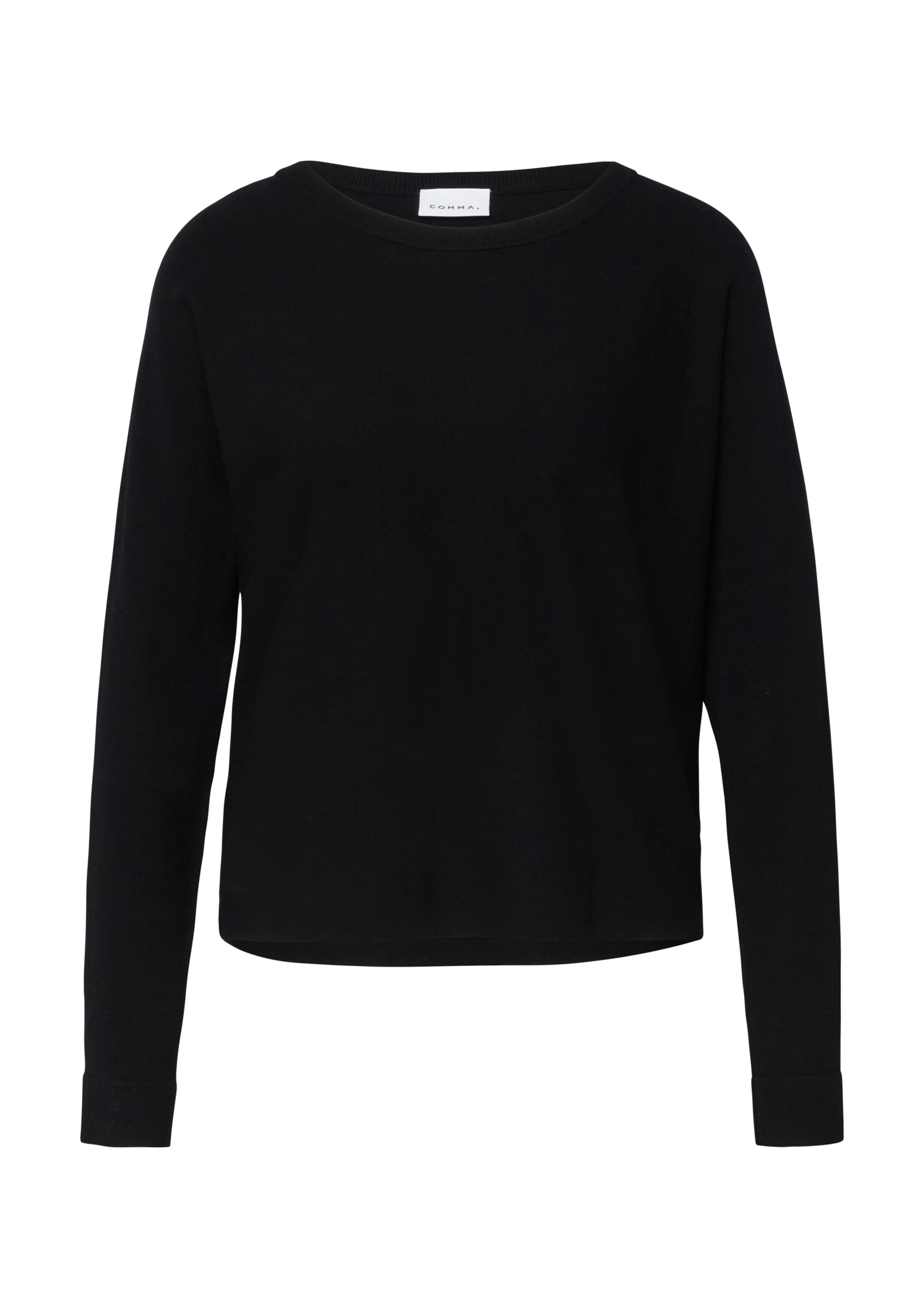 COMMA Pullover in Schwarz: Vorderseite
