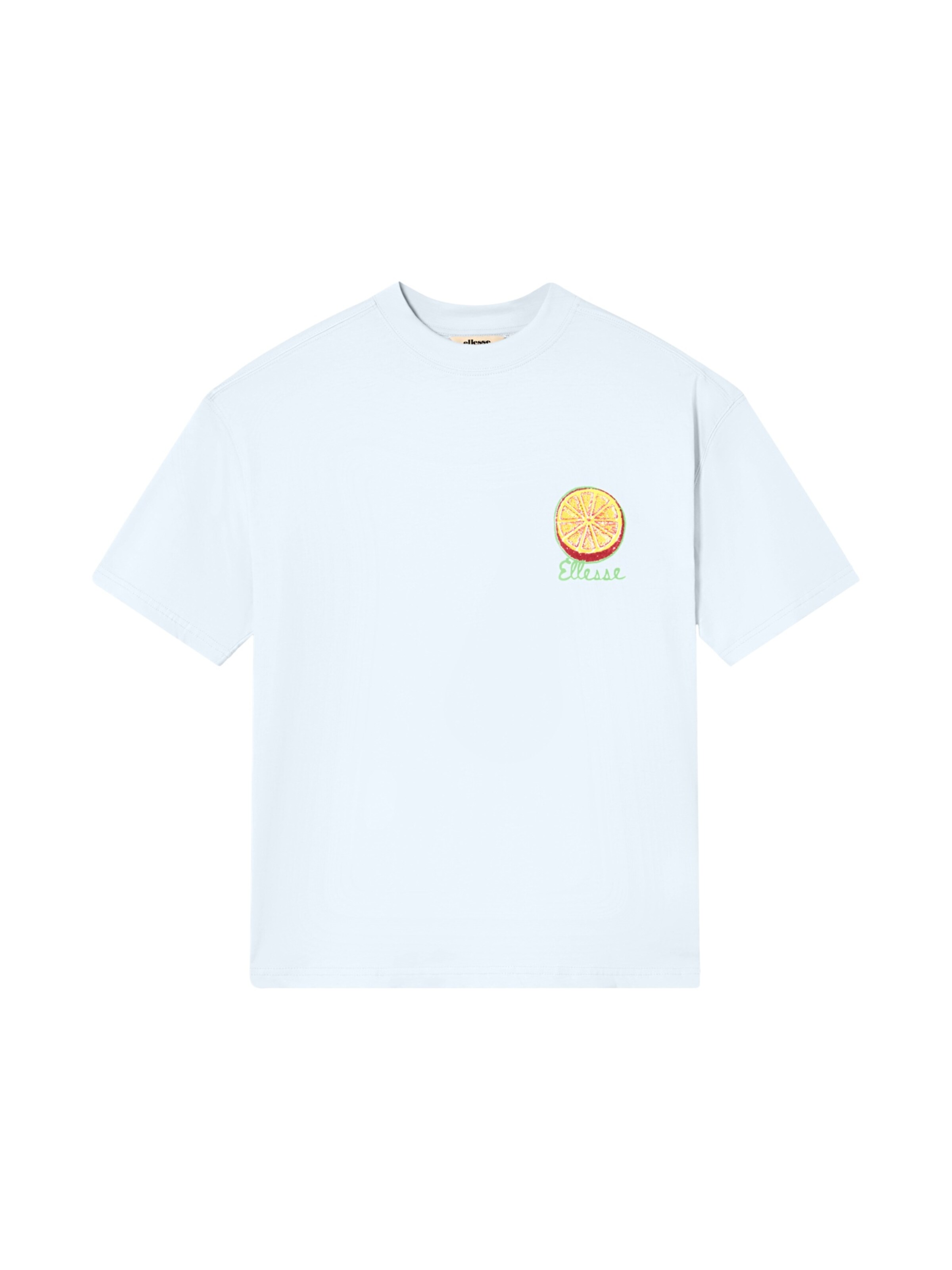 ELLESSE T-Shirt 'The Citrus Tree' in L in hellblau / grün / orange, Produktansicht