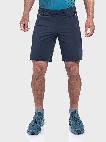 Schöffel Regular Outdoorbroek 'Hestad' in Blauw: voorkant
