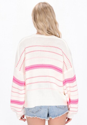 Pull-over IZIA en blanc