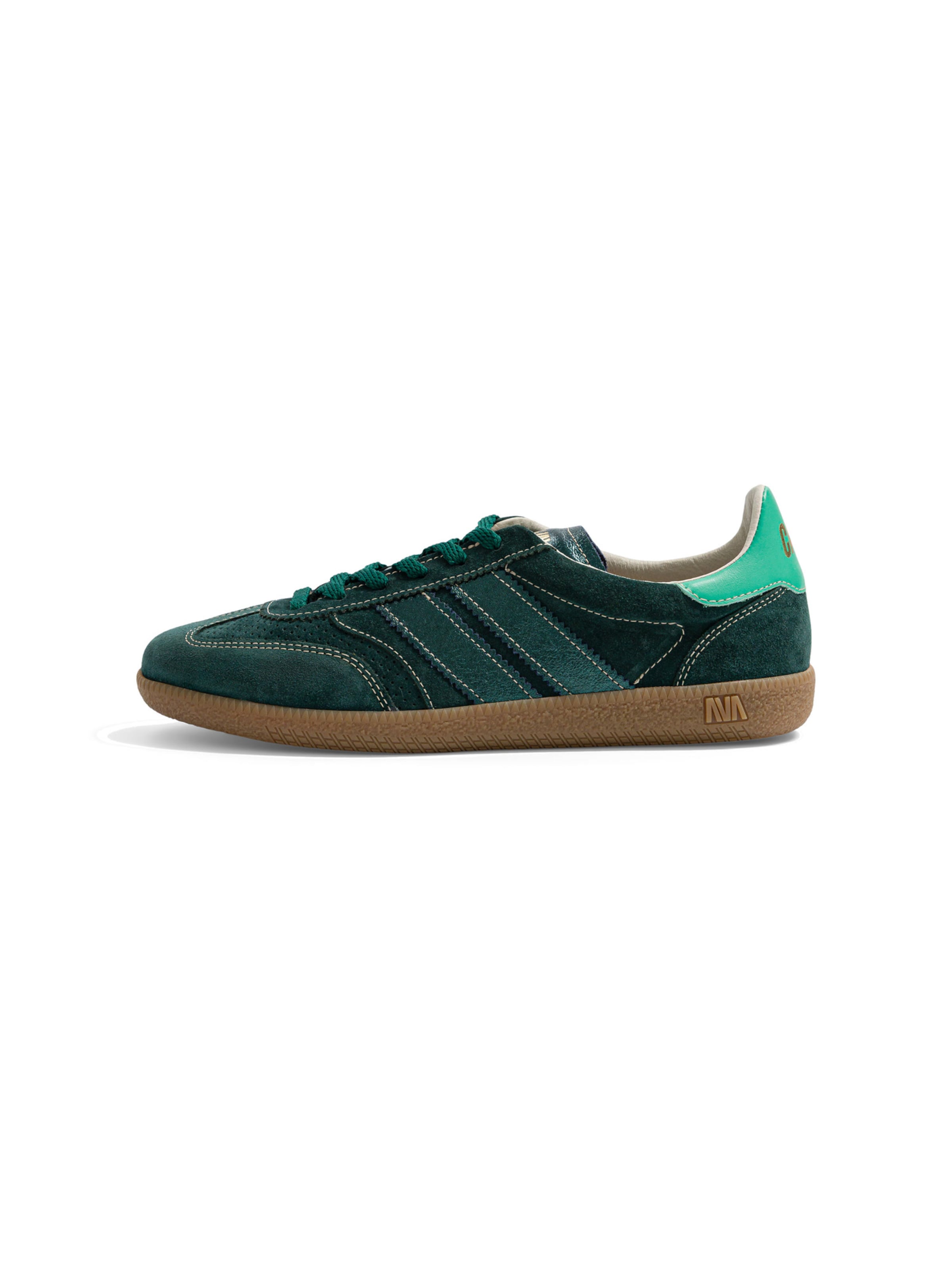 Sneaker bassa ' PULSE ' di Caval in verde: frontale
