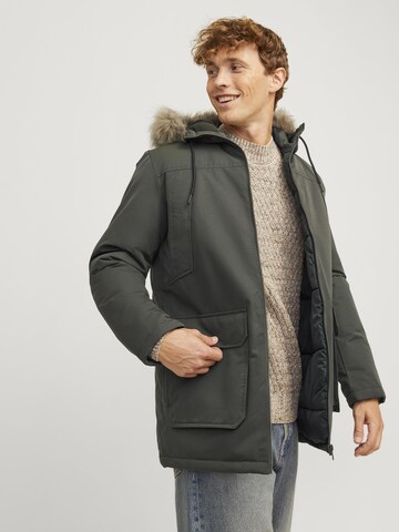 Parka d’hiver JACK & JONES en vert