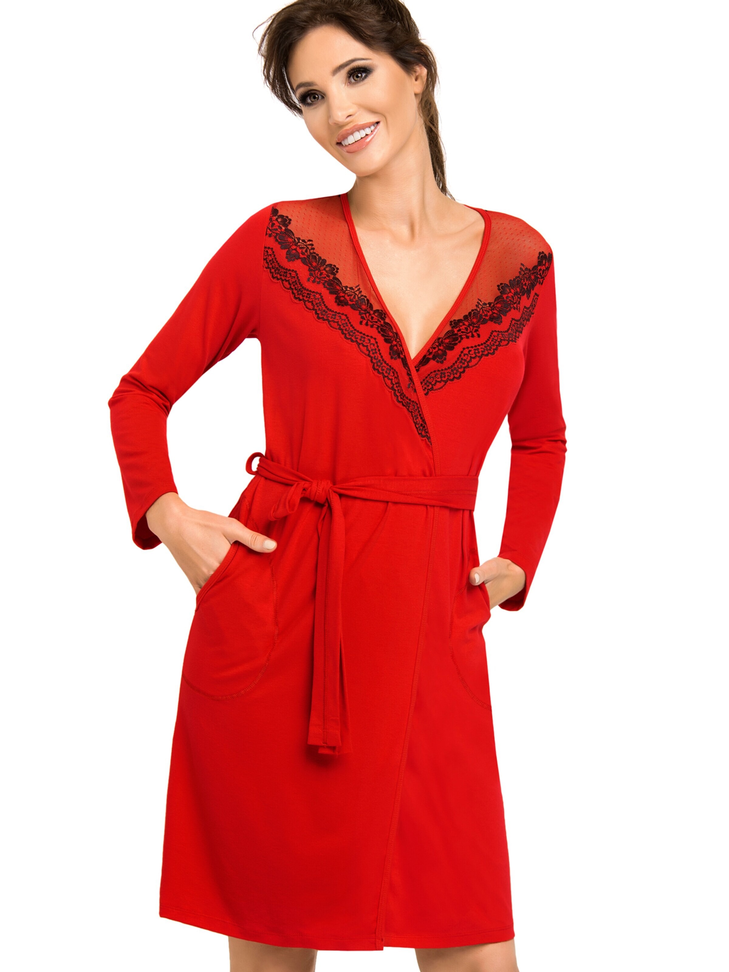 Donna Ochtendjas 'Jasmine' in Rood