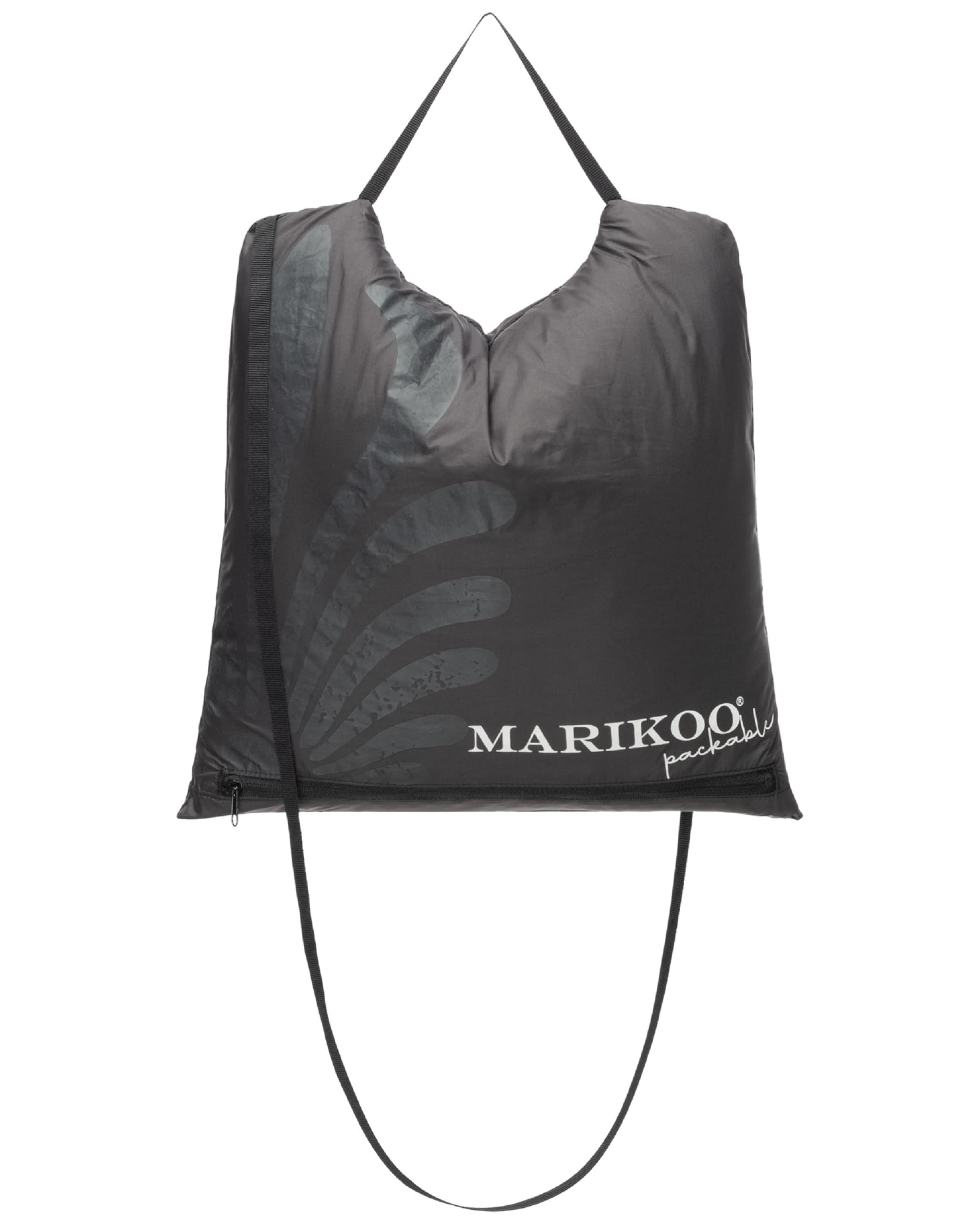 Geacă de primăvară-toamnă 'Pack Mich Ein' de la MARIKOO pe negru