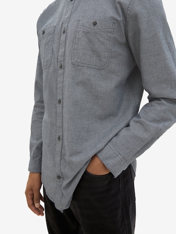 Coupe regular Chemise TOM TAILOR en bleu