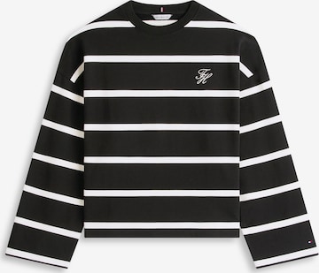 Tommy Hilfiger Curve Sweatshirt in Zwart: voorkant