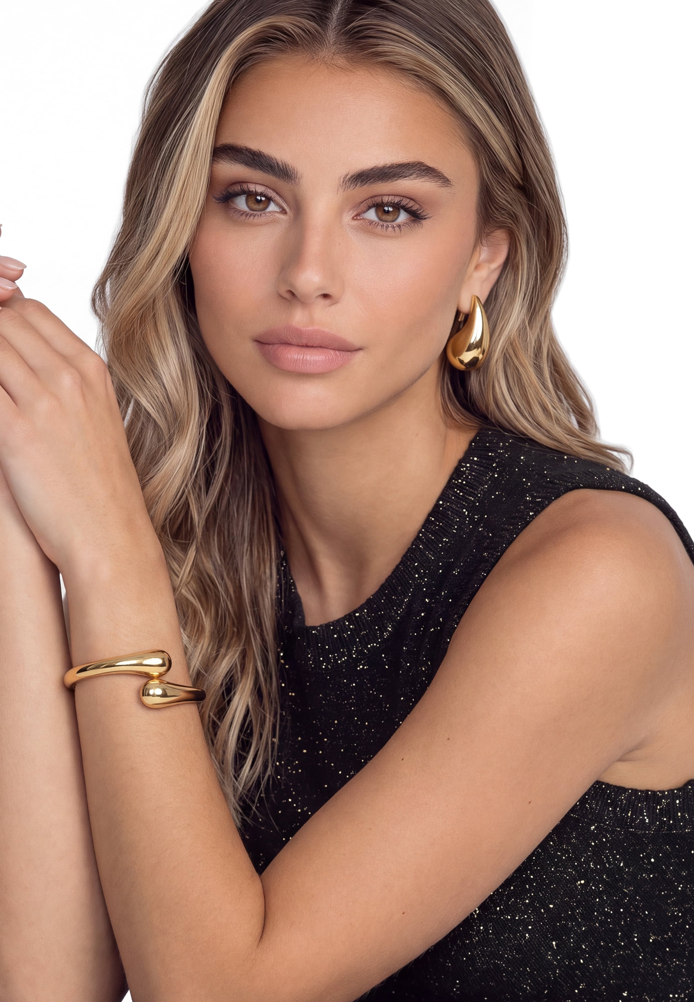 faina - Vestido de bainha em preto