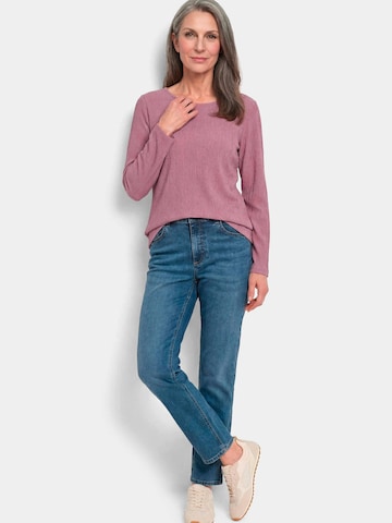 Goldner Shirt in Pink: Vorderseite