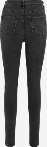 Topshop Tall - Skinny Calças de ganga 'Jamie' em preto