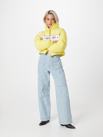 Wide Leg Jeans cargo FRAME en bleu