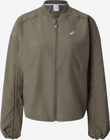Geacă sport 'NAGINO' de la ASICS pe verde: față