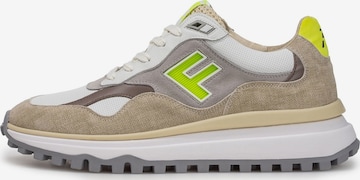 Baskets basses 'DE GRIPPER 01' Floris van Bommel en marron : devant