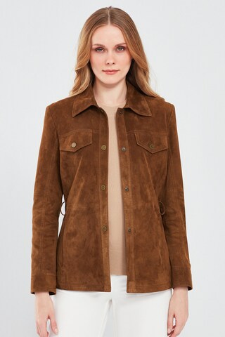 Veste mi-saison Derimod en marron