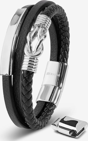 SERASAR Bracelet 'Proud' in Silver: front