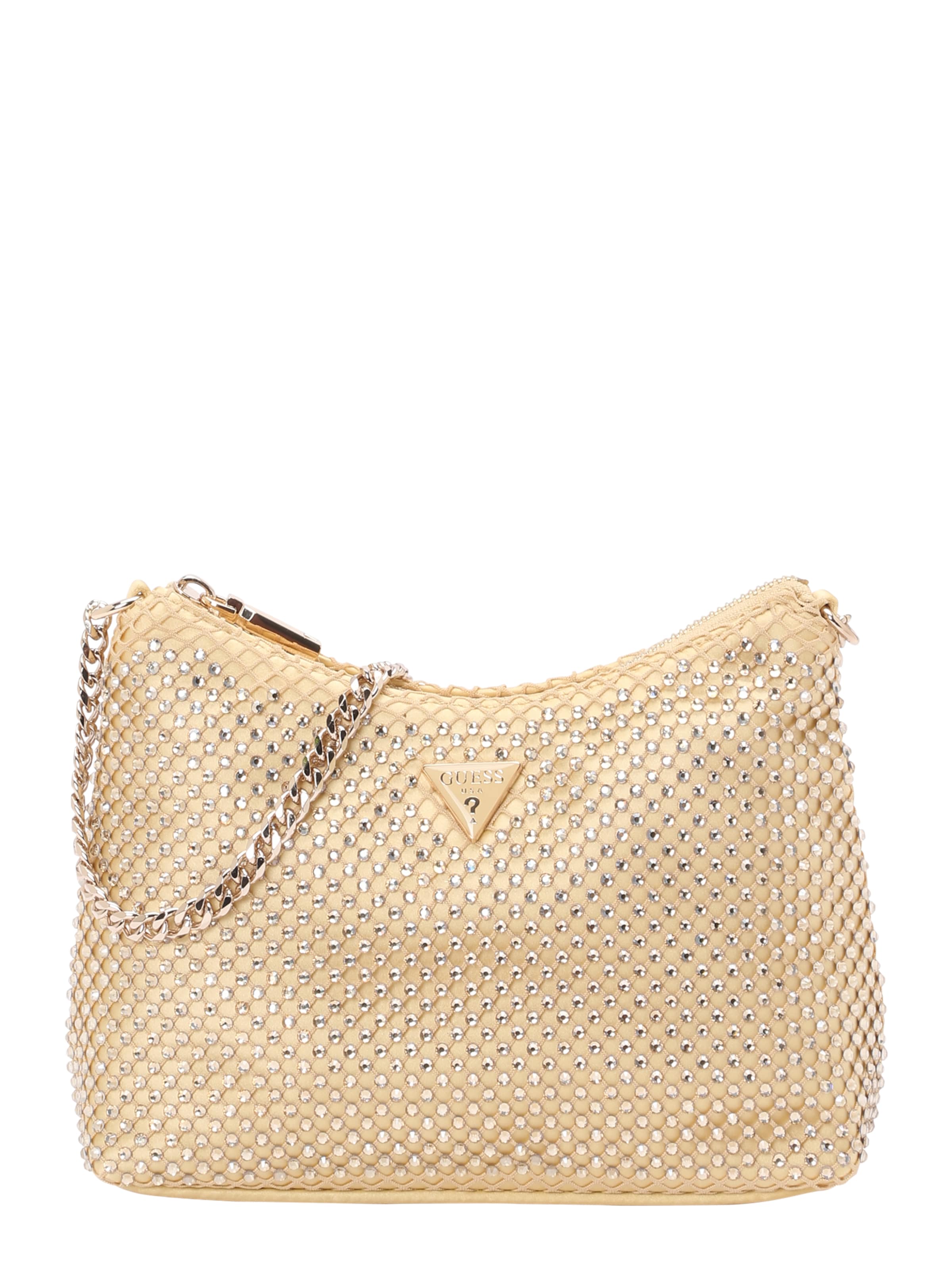 GUESS Olkalaukku 'Zalina' värissä kulta: etupuoli