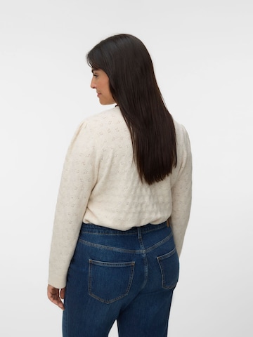 balta Vero Moda Curve Megztinis 'VMDoffy'