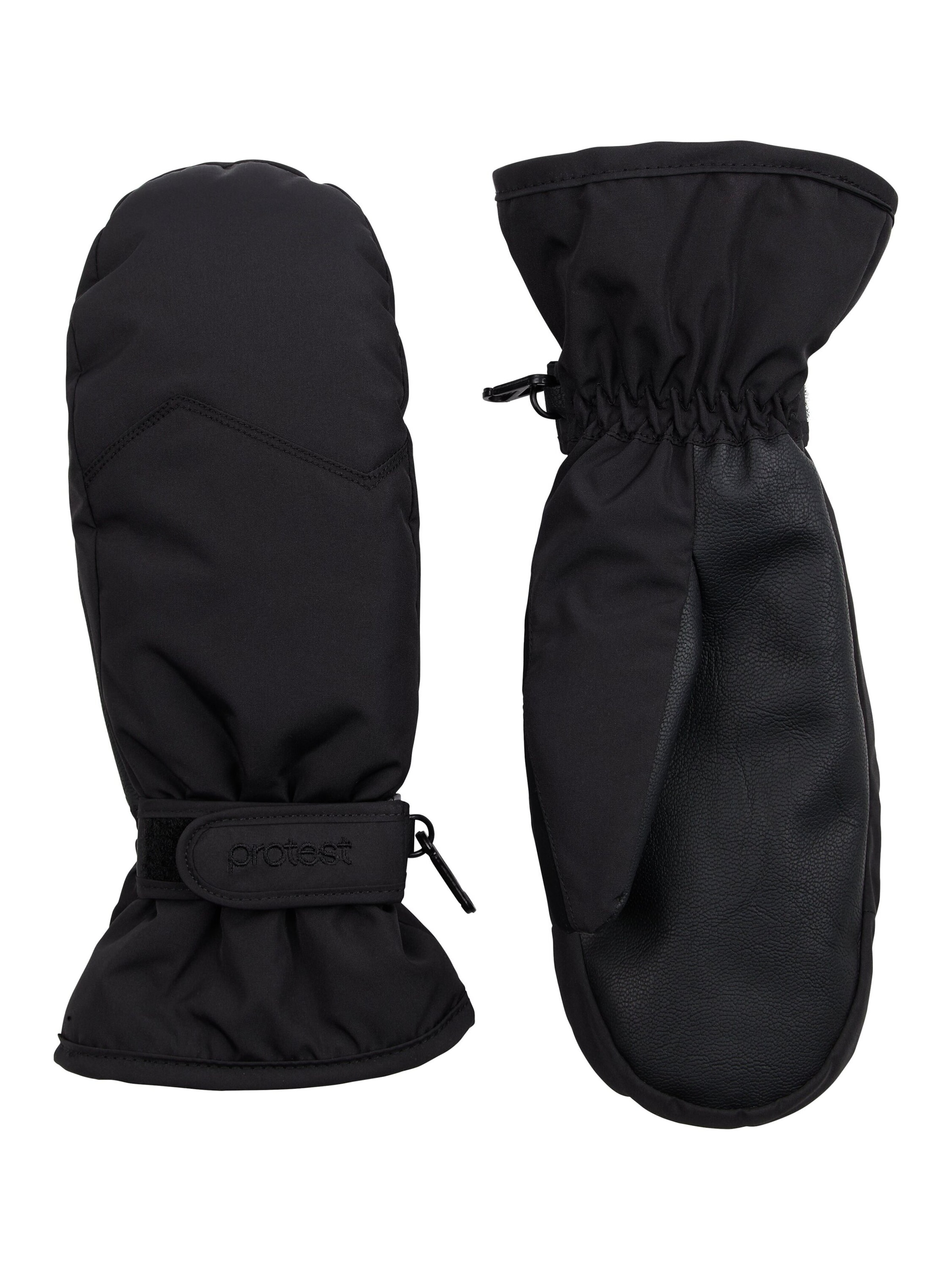PROTEST Athletic Gloves 'PRTDUCHESS' in Black: front