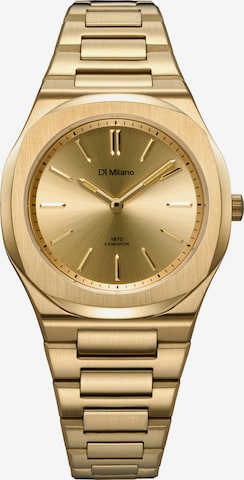 D1 Milano Analoguhr in Gold: Vorderseite