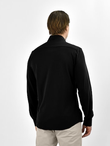 Vercate Slim fit Zakelijk overhemd 'No. 19' in Zwart