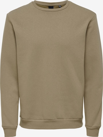 Only & Sons Sweatshirt 'Ceres' i brun: forside