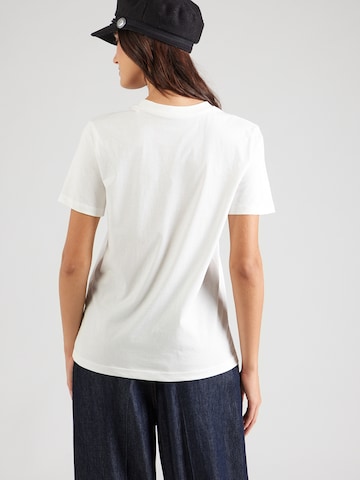 SELECTED T-Shirt 'SLFZLJESMINES' in Weiß: Rückseite