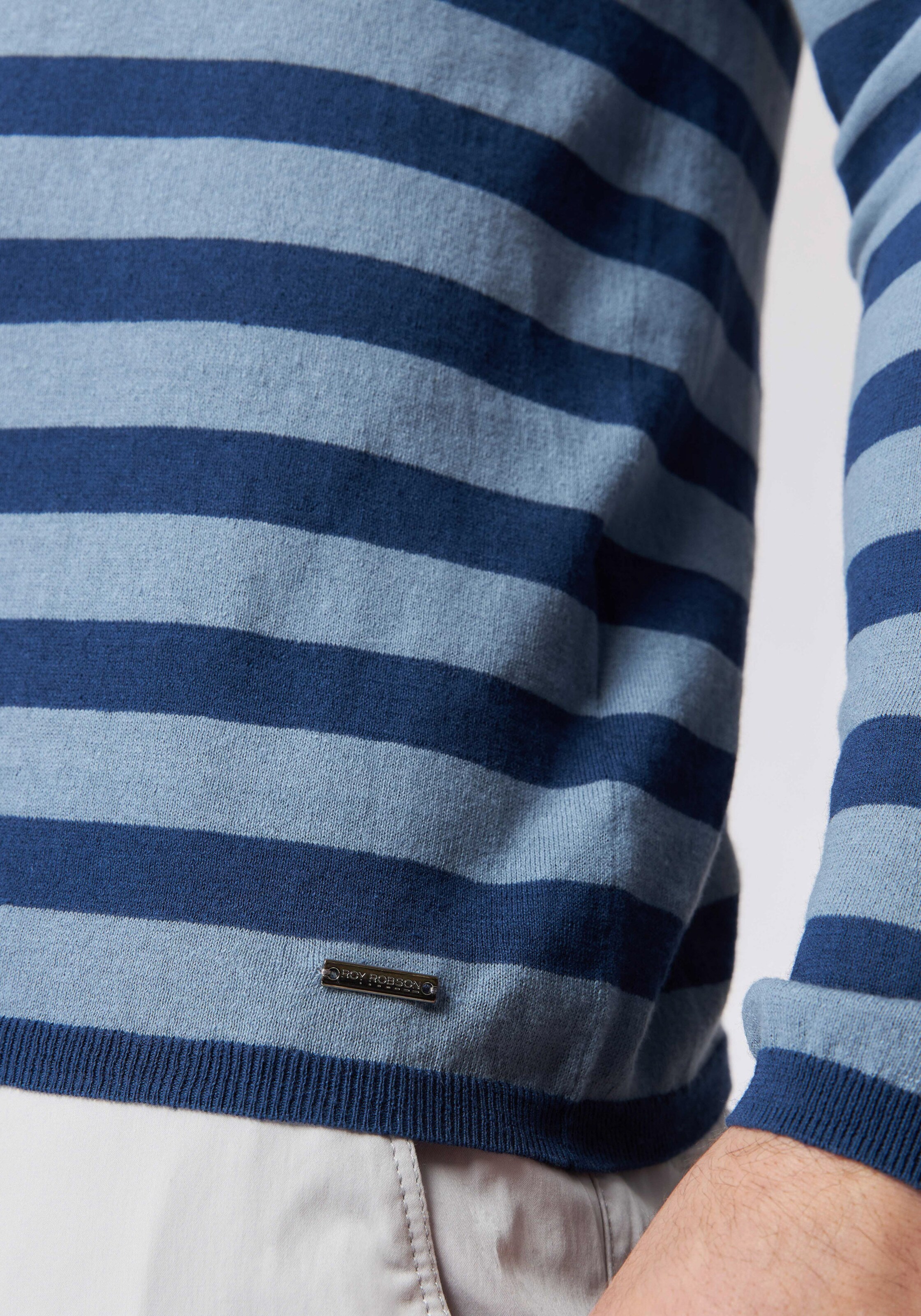 Männer Große Größen ROY ROBSON Pullover in Hellblau, Dunkelblau - ZJ65743 Männer Große Größen ROY ROBSON Pullover in Hellblau, Dunkelblau - ZJ65743