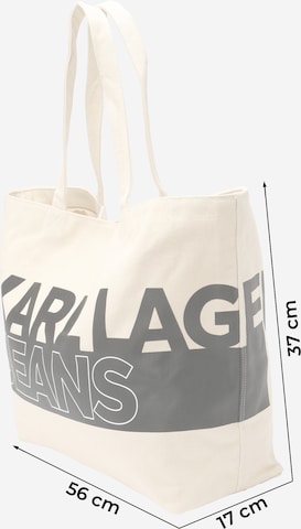 KARL LAGERFELD JEANS - Shopper em bege