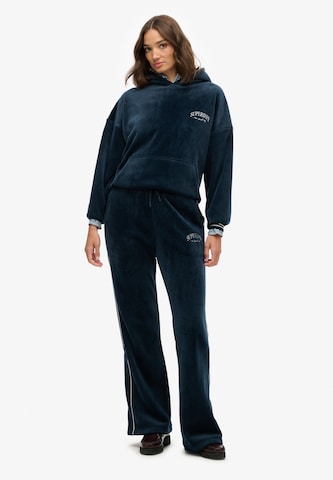 évasé Pantalon 'Country Club' Superdry en bleu
