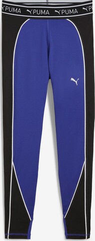 PUMASportske hlače 'TRAIN STRONG' - plava boja: prednji dio