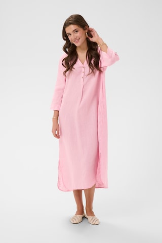 Cream - Vestido em rosa: frente
