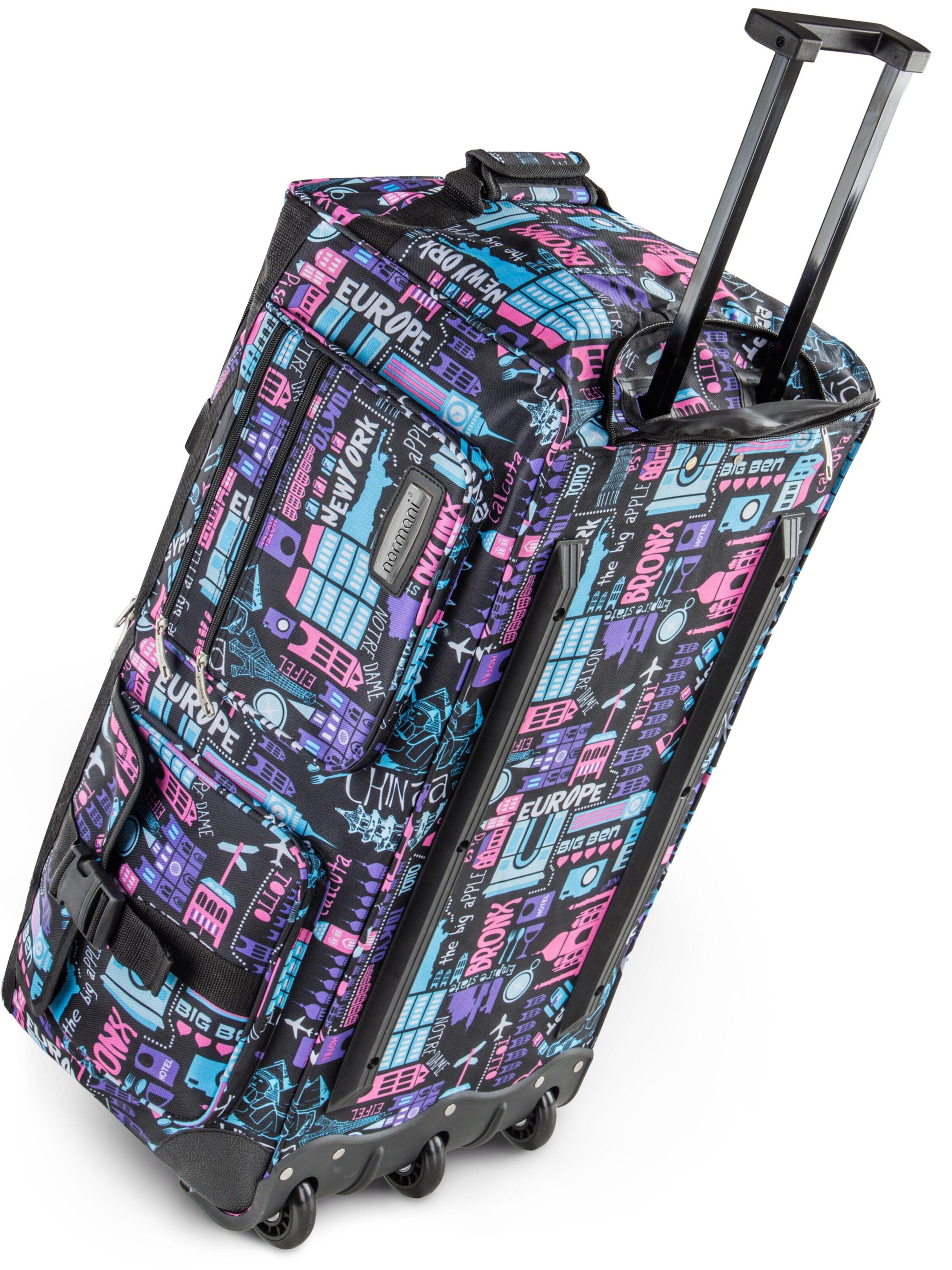 Sac de voyage normani en mélange de couleurs