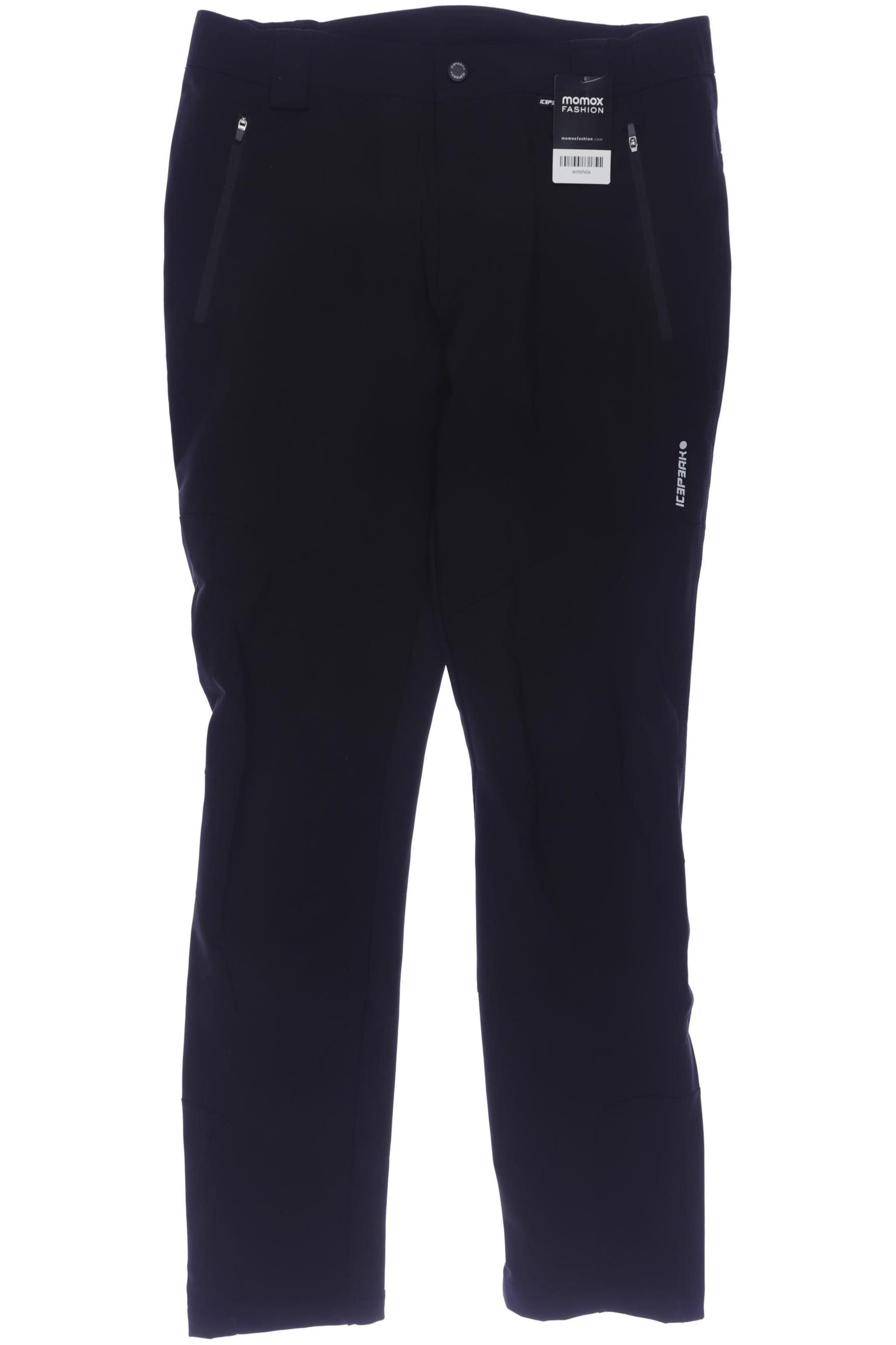ICEPEAK Pants in 35-36 in Black: front