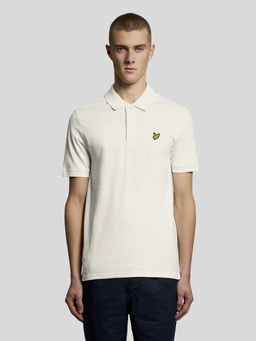 Lyle & Scott Shirt 'Fine Slub' in Beige: voorkant